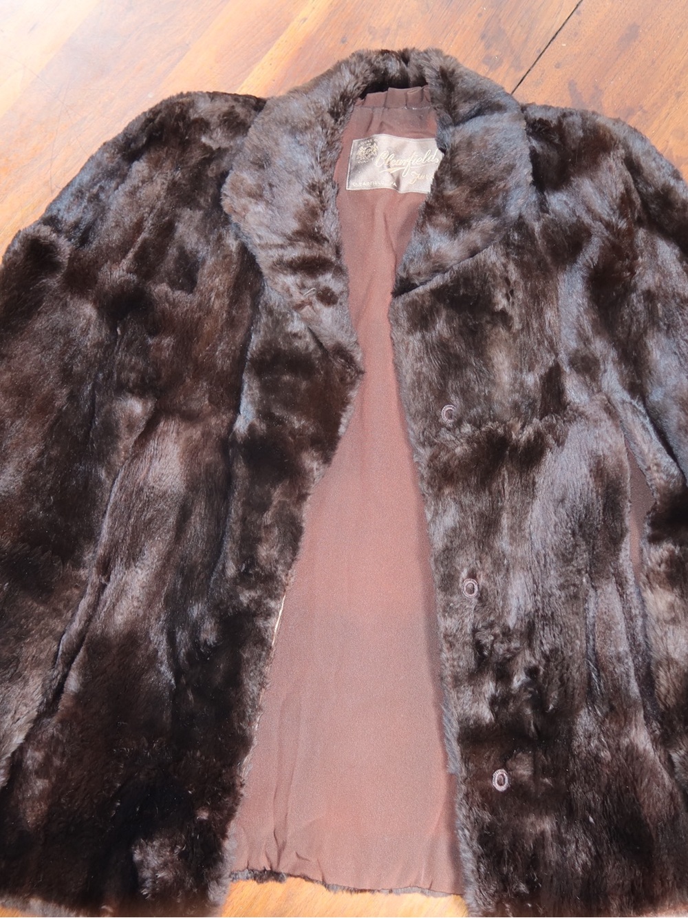 Clearfield Furs Real Fur Cape Coat